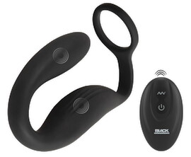 Cock ring with RC butt plug